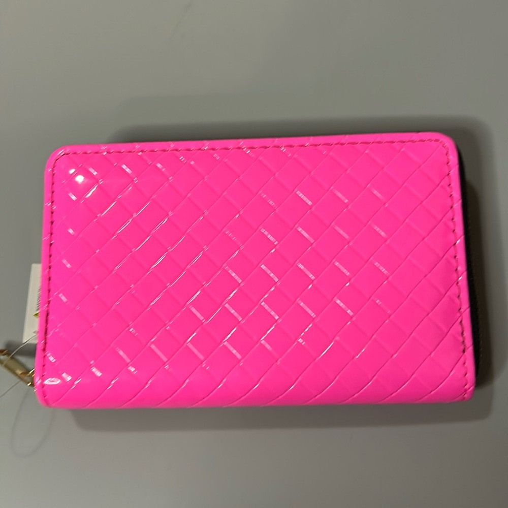 Hot pink wallet